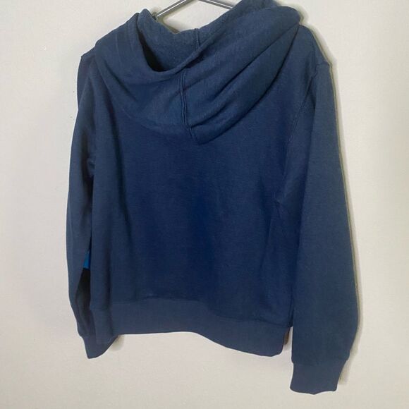 Columbia NWT Navy Blue Hart Mountain Hoodie Soft Pullover Youth Boy Small - Picture 5 of 5